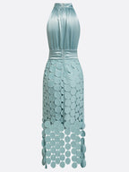 Agatha - Halter Neck Midi Dress