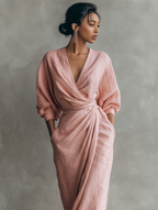 Fiora – Linen Blend Maxi Dress