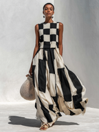 Keira - Cotton-Linen Maxi Dress