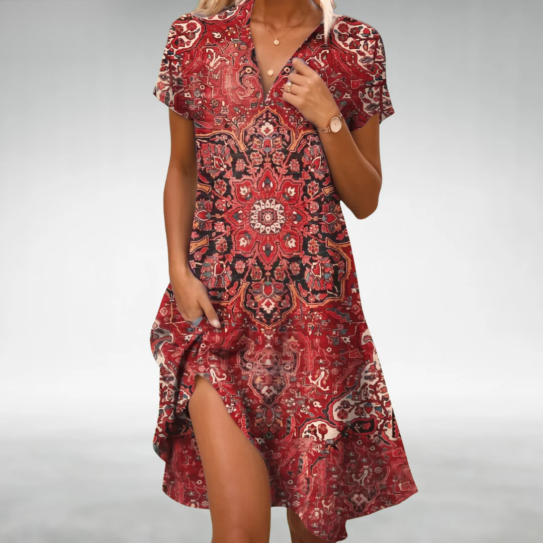 Zorina - Lightweight Floral Midi Dress