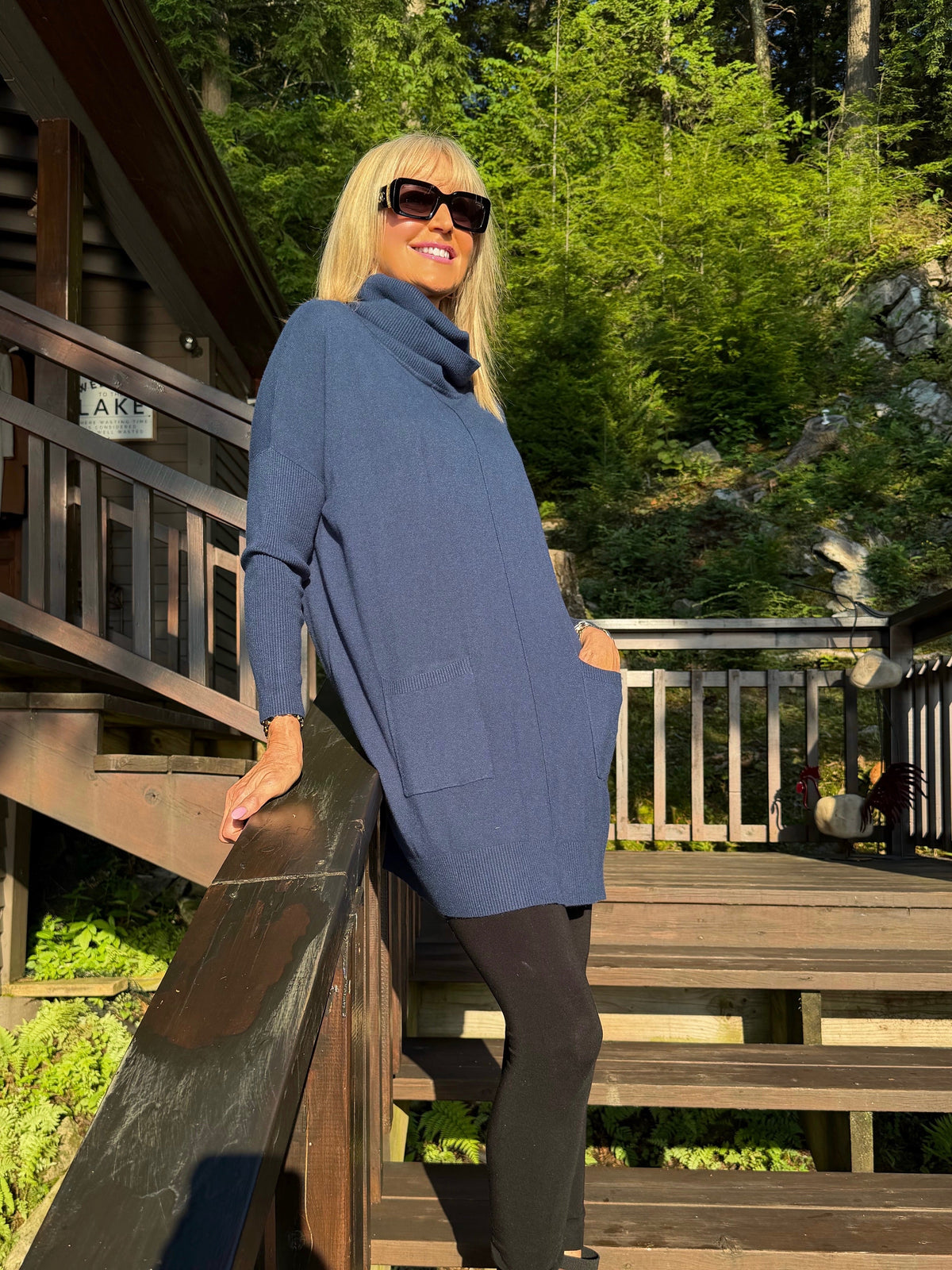 Beyond Soft Turtleneck With Pockets | T352