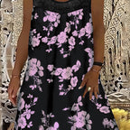 Vivien – Floral Lace Midi Dress