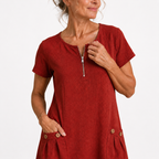 Sadie - Cotton and Linen Casual Dress