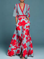 Sienna™ | Elegant Floral Wrap Dress