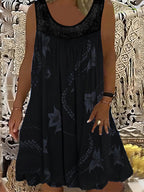 Vivien – Floral Lace Midi Dress