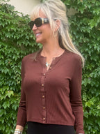 Wear 2 Ways Top With Buttons | T361