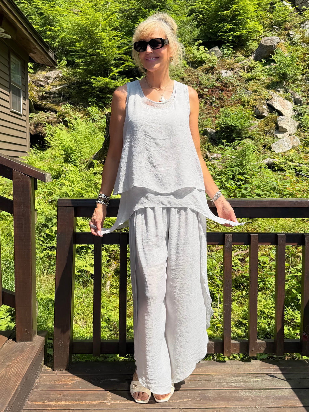 Breezy & Beautiful Layered Flow Pants | PA281