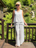 Breezy & Beautiful Layered Flow Pants | PA281