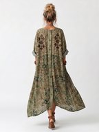 Christine - Oversized Midi Dress with Buttons and Pockets