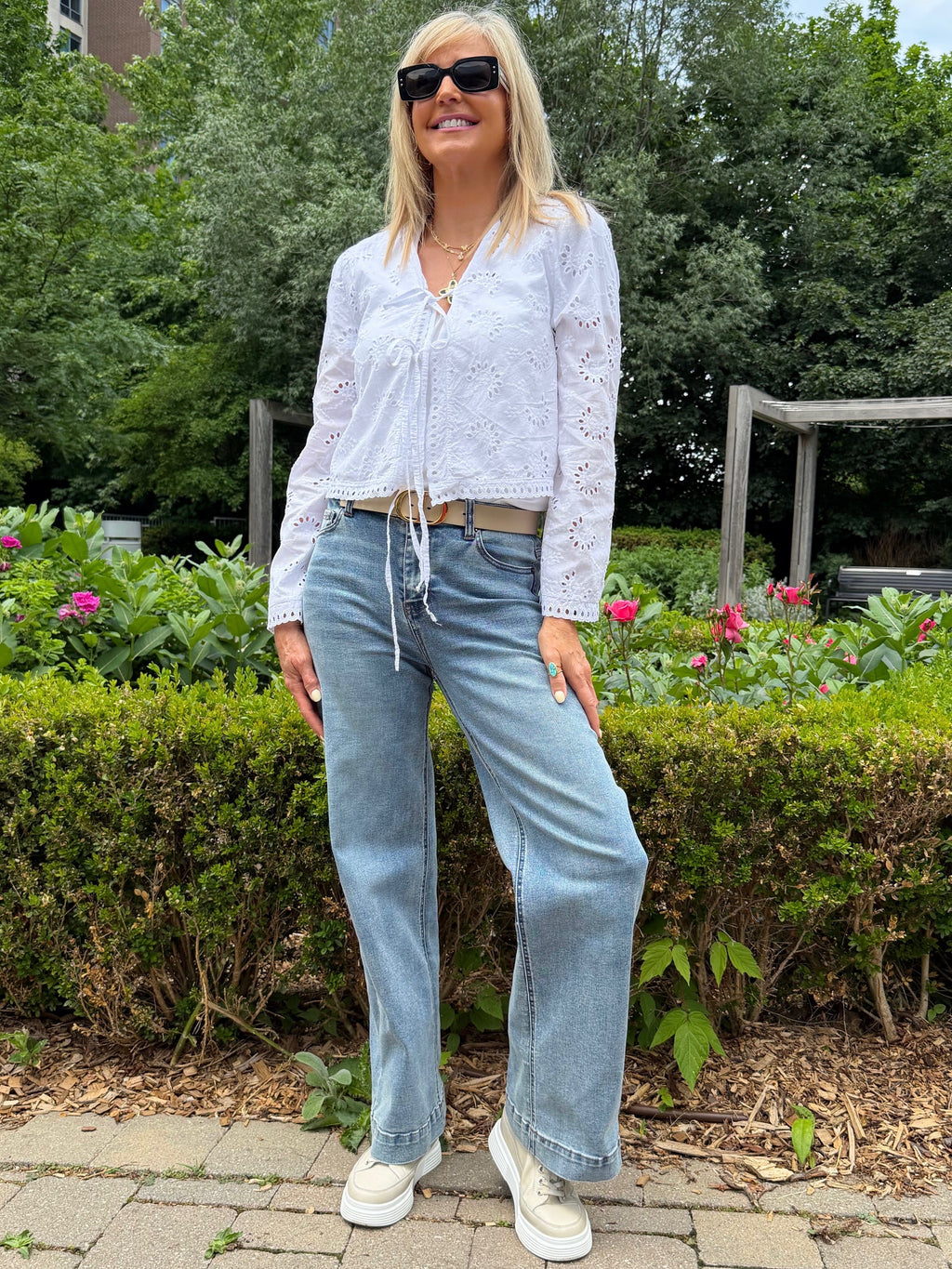 Flattering High Rise Wide Leg Jean | JN219
