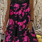 Vivien – Floral Lace Midi Dress