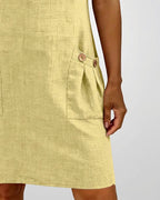 Marlow - Cotton Dress with Zip Pocket