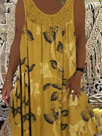 Vivien – Floral Lace Midi Dress