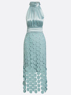 Agatha - Halter Neck Midi Dress