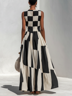 Keira - Cotton-Linen Maxi Dress