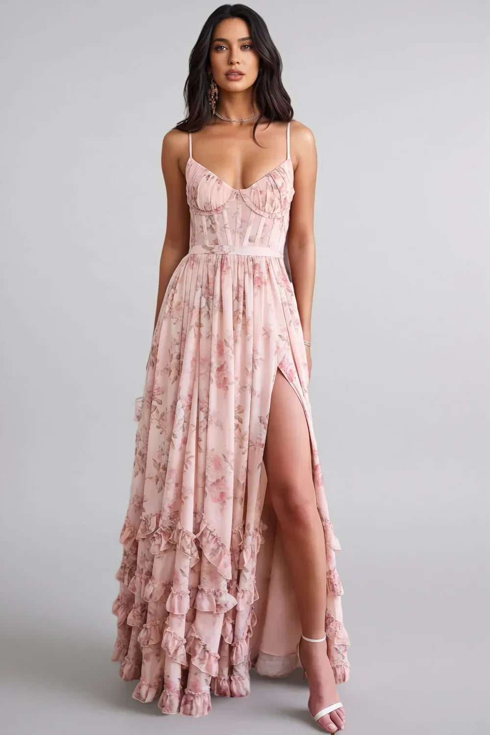 Norah – Flowing Boho Maxi Dress