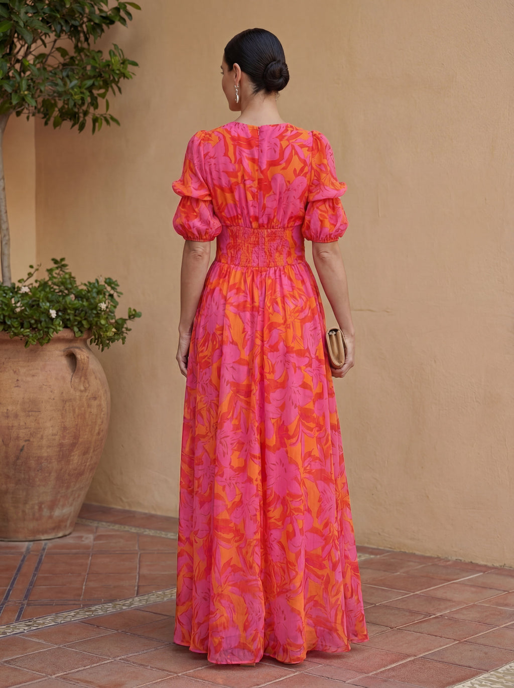 Tansy – Flowing V-Neck Maxi Dress