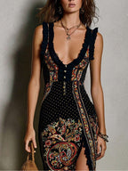 Becca - Bohemian Printed Maxi Dress