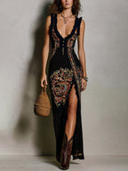 Becca - Bohemian Printed Maxi Dress