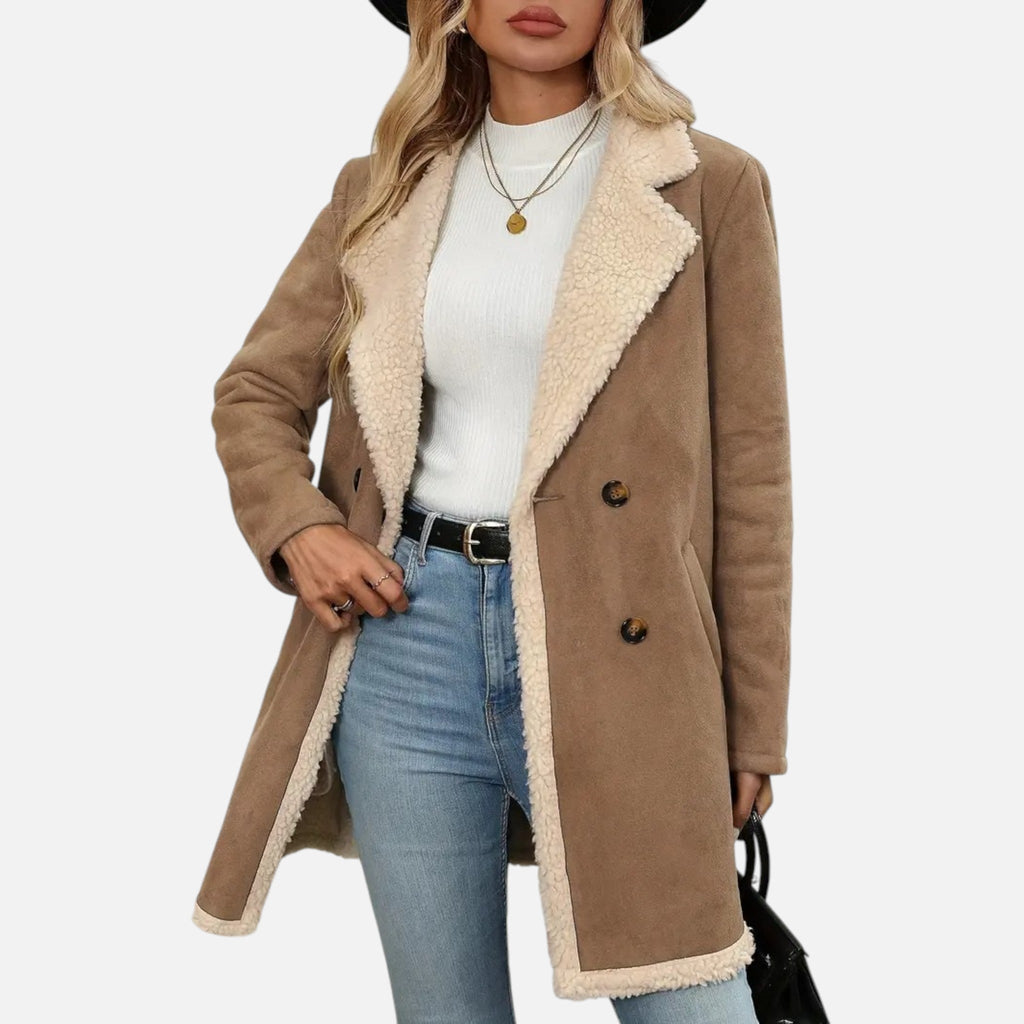 Emma | Women's Trench Coat With Pockets And Long Sleeve | Classic
