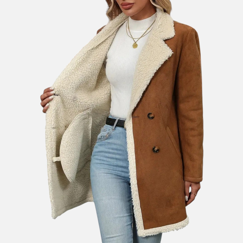 Emma | Women's Trench Coat With Pockets And Long Sleeve | Classic