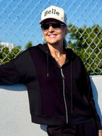 Techno Luxe Sweater With Hood | SW258