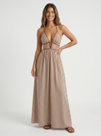 Kayleigh – Flowing Halterneck Summer Dress