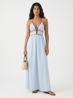 Kayleigh – Flowing Halterneck Summer Dress