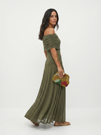 Myla - Elegant Off-Shoulder Maxi Dress