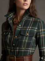 Ashlyn - Belted Shirt Dress for Timeless Elegance