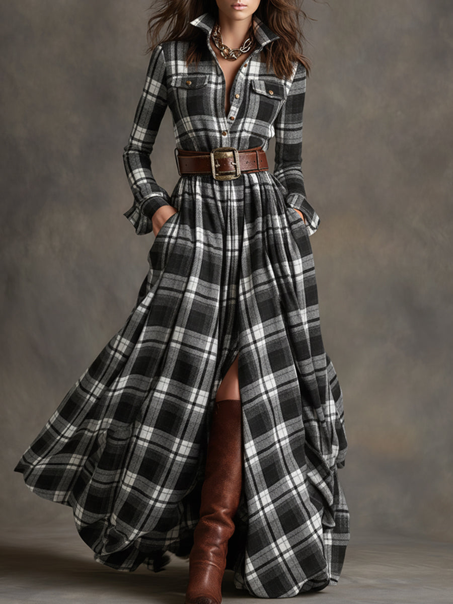 Ashlyn - Belted Shirt Dress for Timeless Elegance