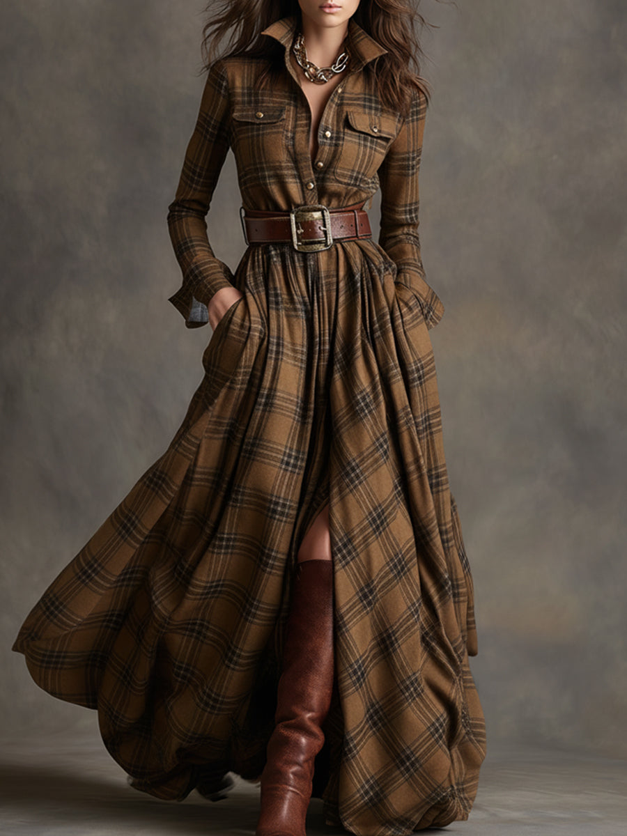 Ashlyn - Belted Shirt Dress for Timeless Elegance