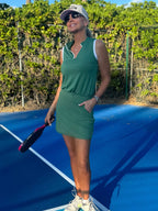 2-Tone Sleeveless Athleisure Top | T298