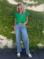 Flattering High Rise Wide Leg Jean | JN219