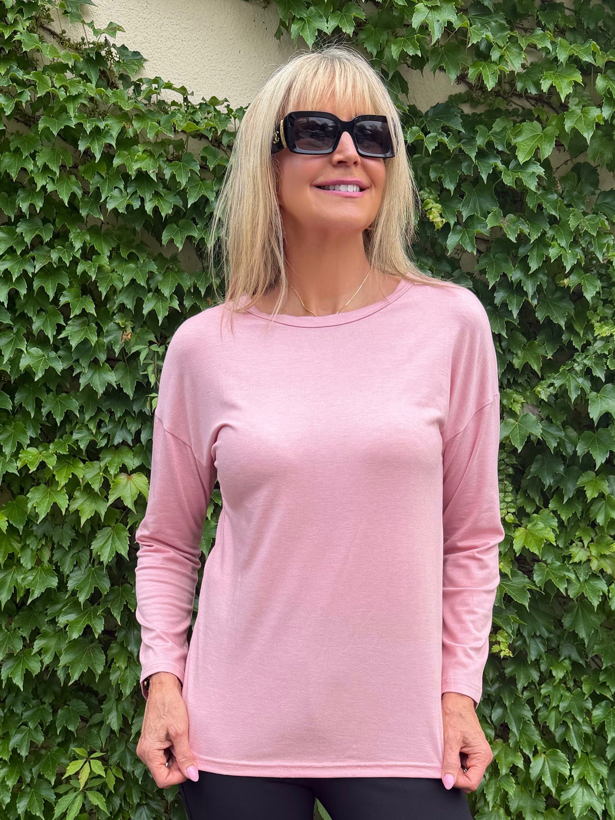 Beyond Basic Crewneck Long Sleeve Top | T357
