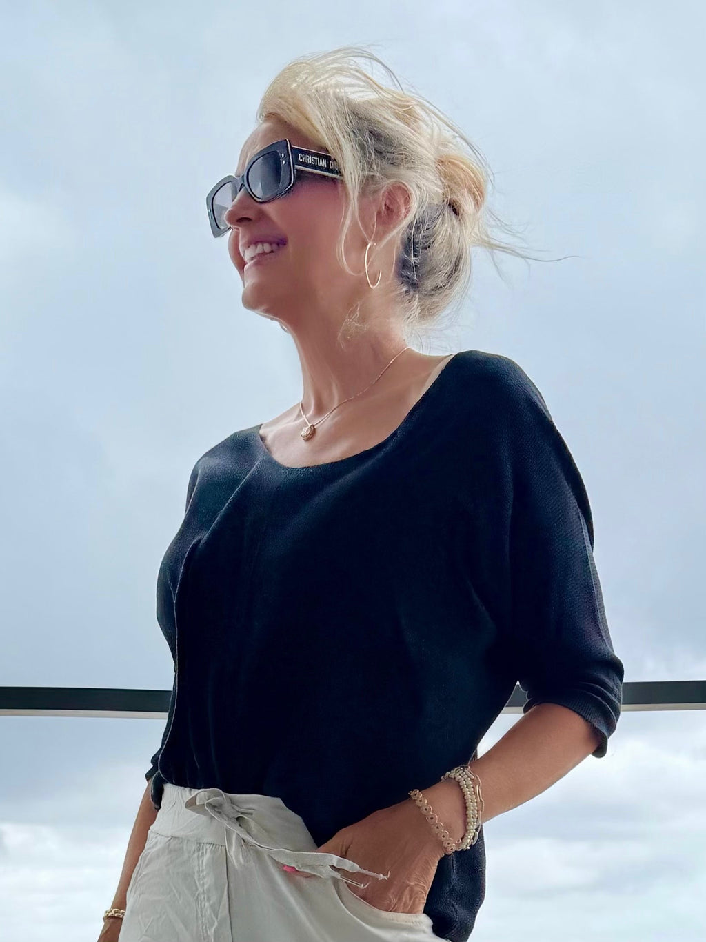 Positano Italian Knit Top | T336