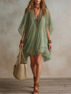 Quilla - Airy Layered Mini Dress