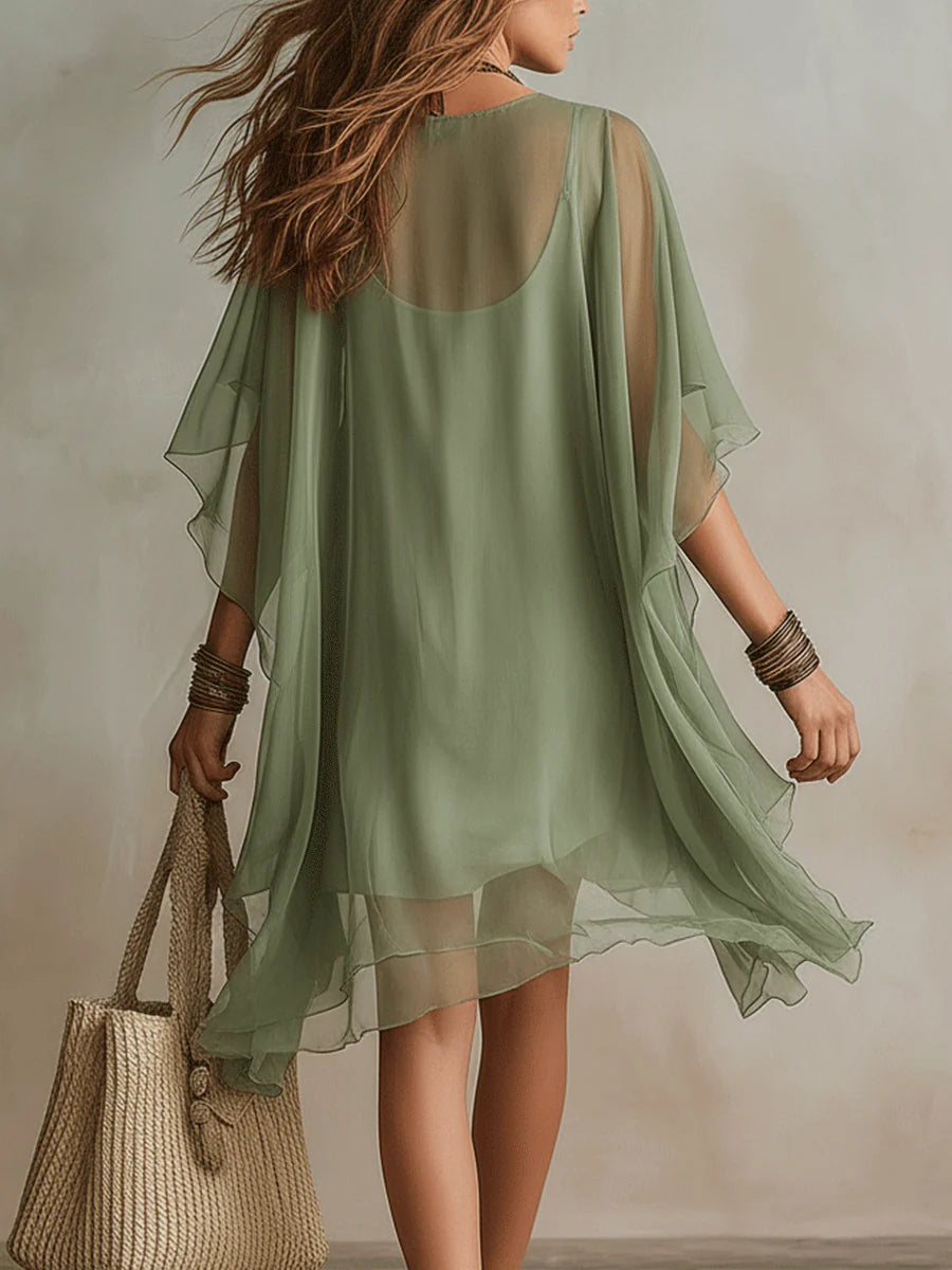Quilla - Airy Layered Mini Dress