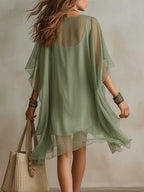 Quilla - Airy Layered Mini Dress
