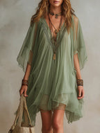 Quilla - Airy Layered Mini Dress