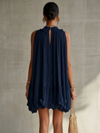 Valentina – Chiffon Halterneck Mini Dress