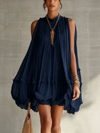 Valentina – Chiffon Halterneck Mini Dress