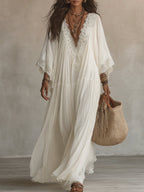Darcie - Flowing V-Neck Maxi Dress