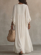 Darcie - Flowing V-Neck Maxi Dress