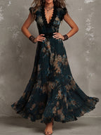 Petra – Floral Tiered Maxi Dress