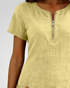 Marlow - Cotton Dress with Zip Pocket