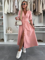Isla™ | Radiant Denim Dress