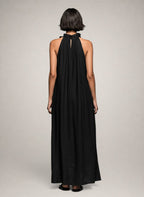 Emilia - Sleeveless Linen Blend Maxi Dress