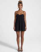 Aisha – Flowy Babydoll Mini Dress