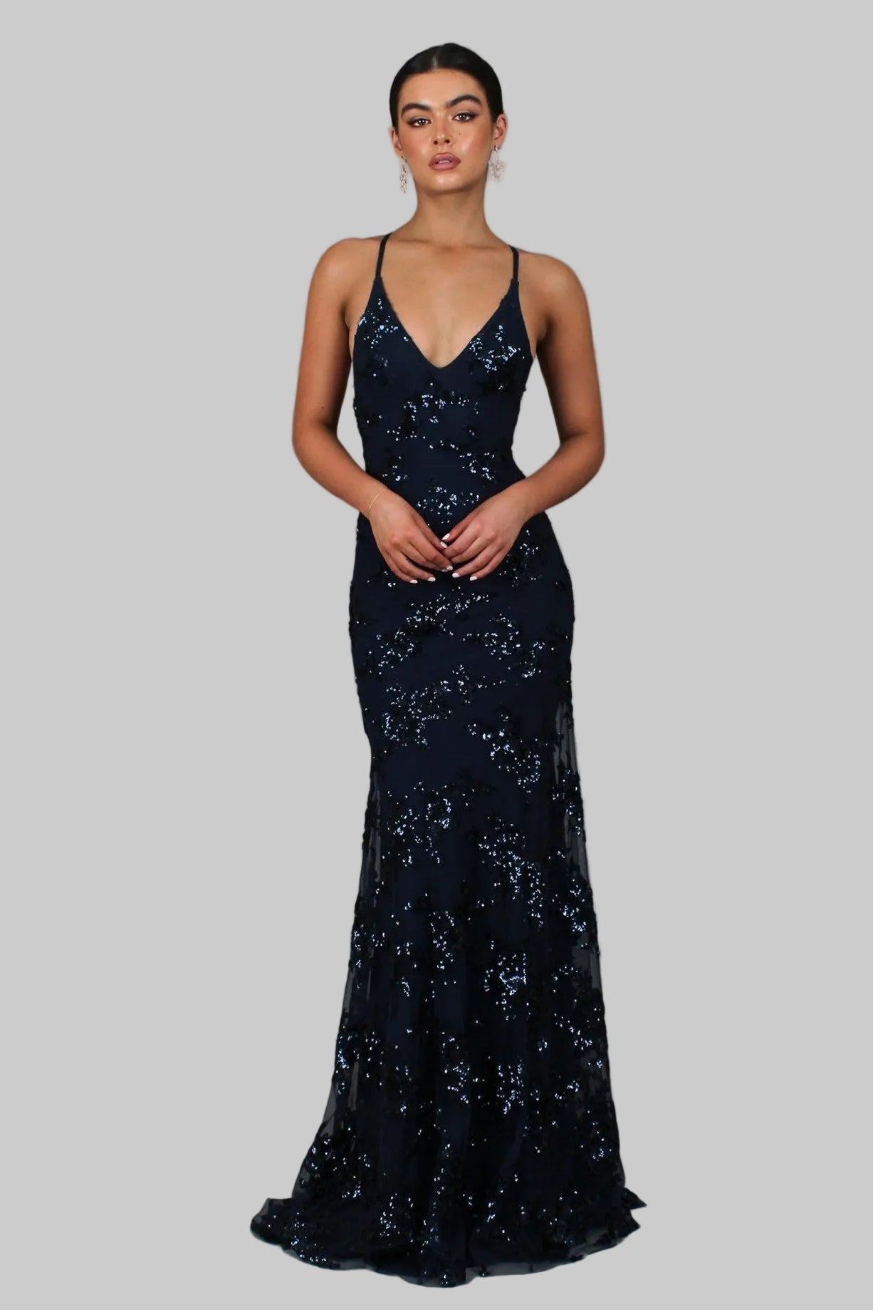 Glynis - Sequined Maxi Dress